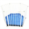 Baby Safe Convertible Playpen with Mat - White