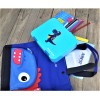 Nohoo Dinosaur Tote Bag and Bento Lunch Box-Blue