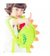 Nohoo Dinosaur Bento Bag School Set -Grey Blue