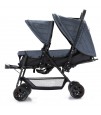 Teknum Twin Baby Stroller Combo - Grey