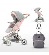 Teknum - A1 Story Pink With Sunveno-Grey Diaper Bag
