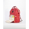 Teknum - V8 Khaki With Sunveno - Brick Red Diaper Bag