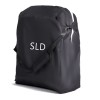 Teknum Travel Lite Stroller - Black and  Sunveno Unicorn Diaper Bag and Clutch Combo