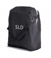 Teknum Travel Lite Stroller - Khaki + Sunveno Diaper bag with USB - Black Embroidery and Stroller Hooks