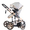 Teknum 3 in 1 Pram Stroller Story - Grey + Infant Car Seat