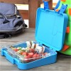 Eazy Kids 6 & 4  Convertible Bento Lunch Box - Dino Blue
