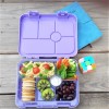 Eazy Kids 6 Compartment Bento Lunch Box - Unicorn Purple