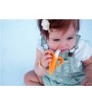Eazy Kids - Baby Banana - Toothbrush and Teether - Orange