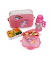Eazy Kids Unicorn Bento Lunch Box with Spoon - Friends