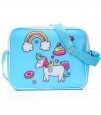 Eazy Kids  Unicorn Bento Lunch Bag - Blue