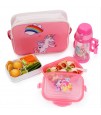 Eazy Kids Unicorn Bento Lunch Bag -  Pink
