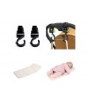 Sunveno Rotating Stroller Hooks and Diaper Changing Pad Combo