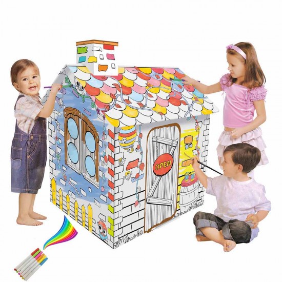 Eazy Kids - Doodle Painting Rattan House
