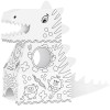 Eazy Kids - Diy Doodle Coloring Wearable Dinosaur