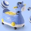Eazy Kids Horse Potty Car - Blue