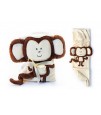 Eazy Kids Plush Blanket Monkey