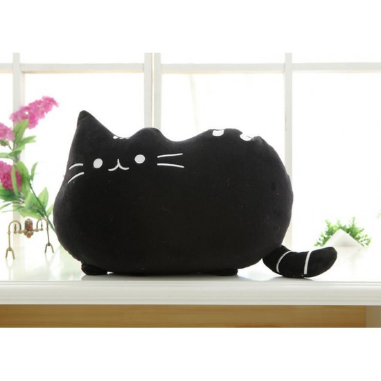 Pusheen Cat Pillow - Black