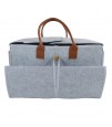 Little Story 2in1 Diaper Caddy with Mat XL - Grey