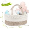 Little Story Cotton Rope Diaper Caddy-Ivory