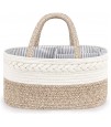 Little Story Cotton Rope Diaper Caddy-Ivory