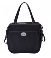 Little Story Mamma Nappy Bag wt changing pad and hooks-Black