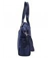 Little Story Mamma Nappy Bag wt changing pad and hooks-Blue