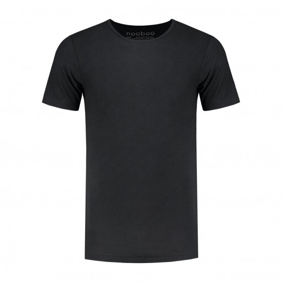 Nooboo Luxe Bamboo Men T-Shirt Black - XL