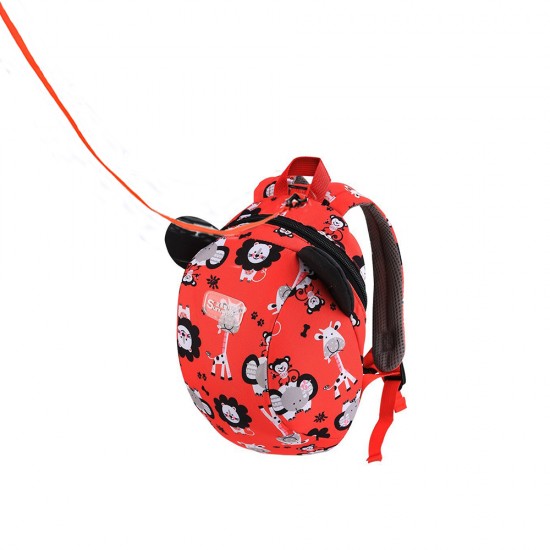 Sunveno Kids Backpack- Zoo Red