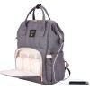 Sunveno Diaper Bag with USB - Grey + Hooks