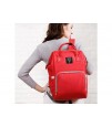 Sunveno Diaper Bag with USB - Real Red