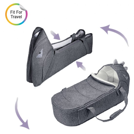 Sunveno Foldable Travel Carry Cot - Grey
