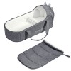Sunveno Foldable Travel Carry Cot - Grey