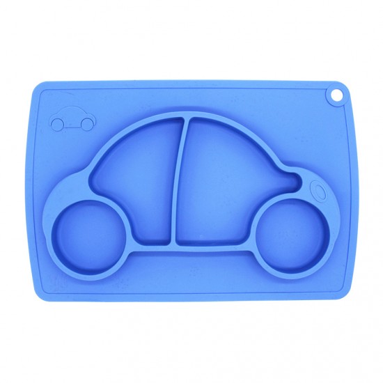 Eazy Kids Plate - Car - Blue